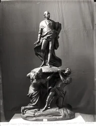 Model for the monument of Louis XV designed for the Place Royale in Rouen, 1772